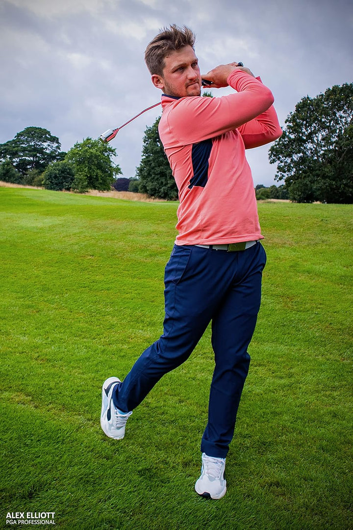 PGA TOUR Golf Swing & Griff Trainer, blau/grün
