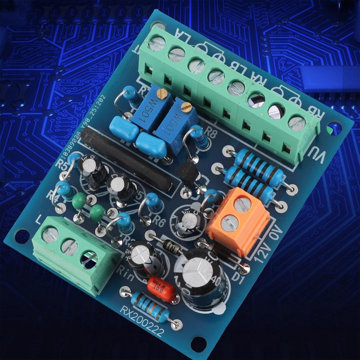 2 Stücke VU Meter Warme Rücklichtaufnahme + Audio Level Amp mit Treiberplatine