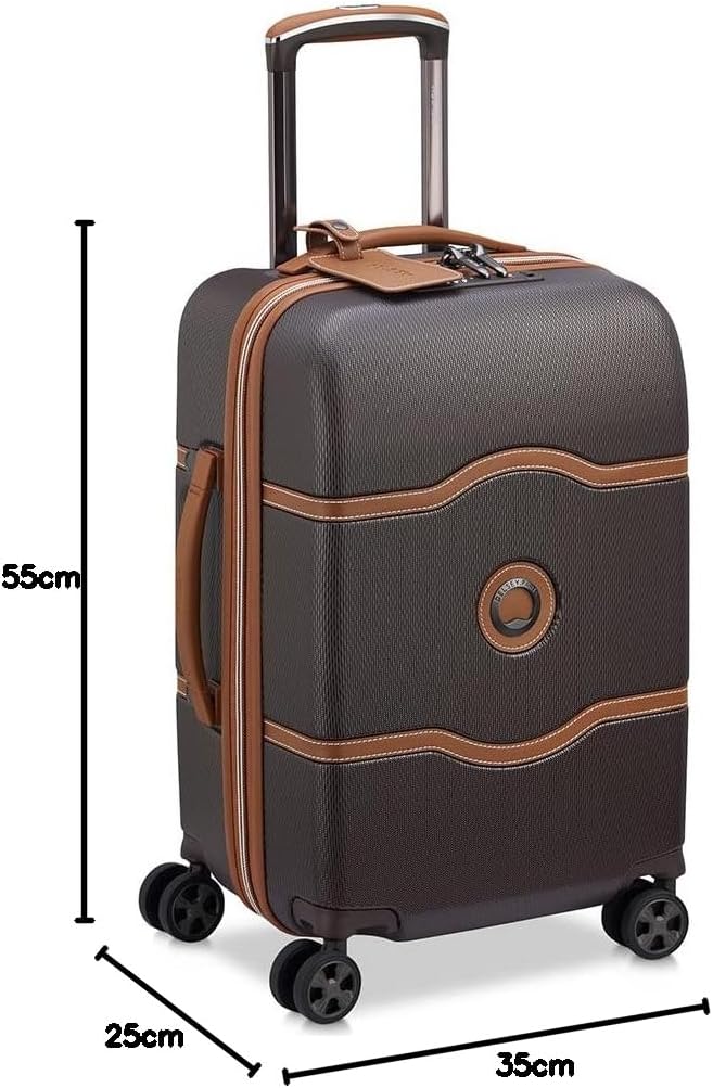 DELSEY PARIS Chatelet Air 2.0 4DR Cabin Trolley cabine XS (55 cm - 44 L) Braun, cabine XS (55 cm - 4