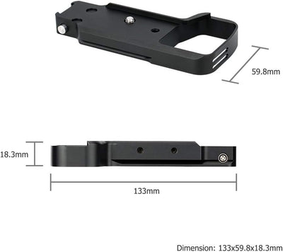 JJC Handgriff Metall Kameragriff für Sony Alpha A7R IV A7R III A7R II A7 III A7 II A7S II A9 | Verbe