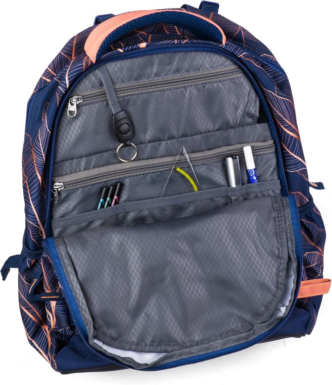 JOLLY Next Generation Rucksack, 8-teilig, verstellbare Schultergurte und Brustgurt, Zwei grosse Fäch