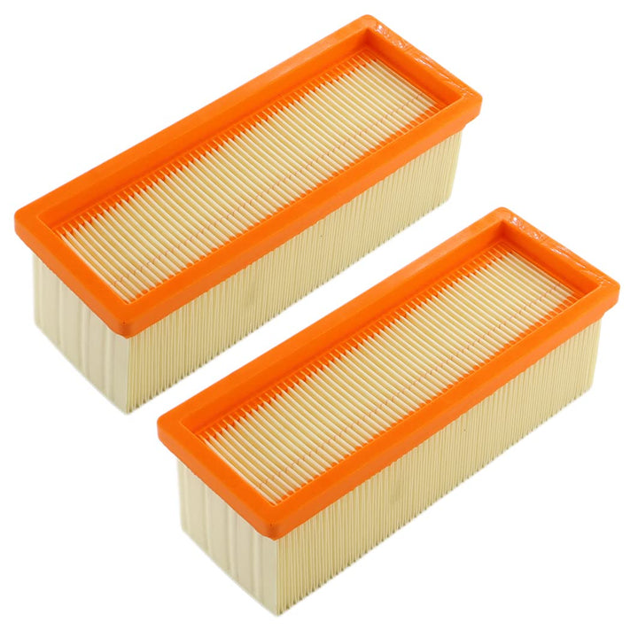 MCHNIC 2x Flachfaltenfilter Filter für Kärcher 2501, 2501 TE, 2601, 2601 plus, 2701, 2701TE, 2801, 2