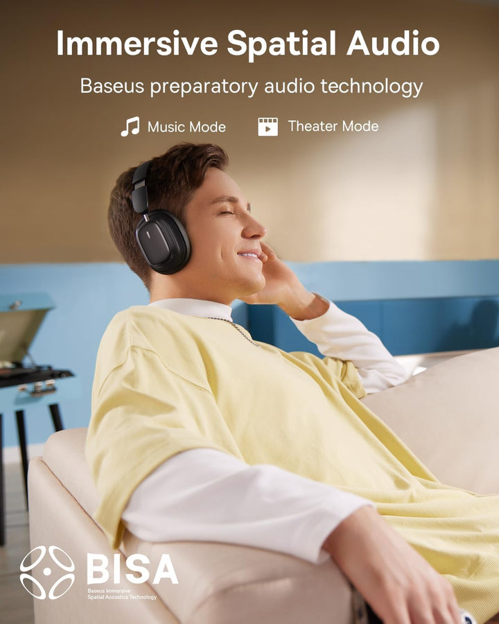 Baseus H1i Bowie ANC Headphone-Black