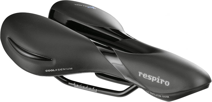 Selle Royal Atem Sport Athletic Sattel für Herren 25,6 x 22,7 cm Schwarz, 25,6 x 22,7 cm Schwarz