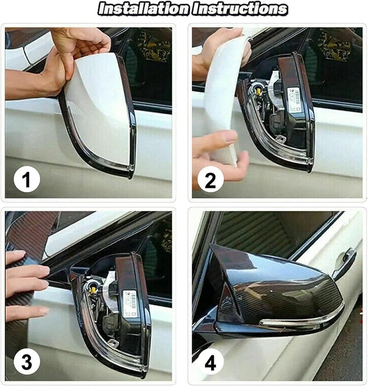 Auto Spiegelkappen, 1 Paar Auto Tür Aussenspiegelkappe Rückspiegelkappe Seitenspiegel Abdeckungen fü