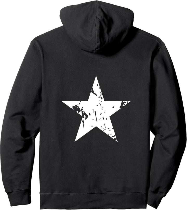 Was ist cool und hat einen Stern auf dem Rücken Lustiges Pullover Hoodie