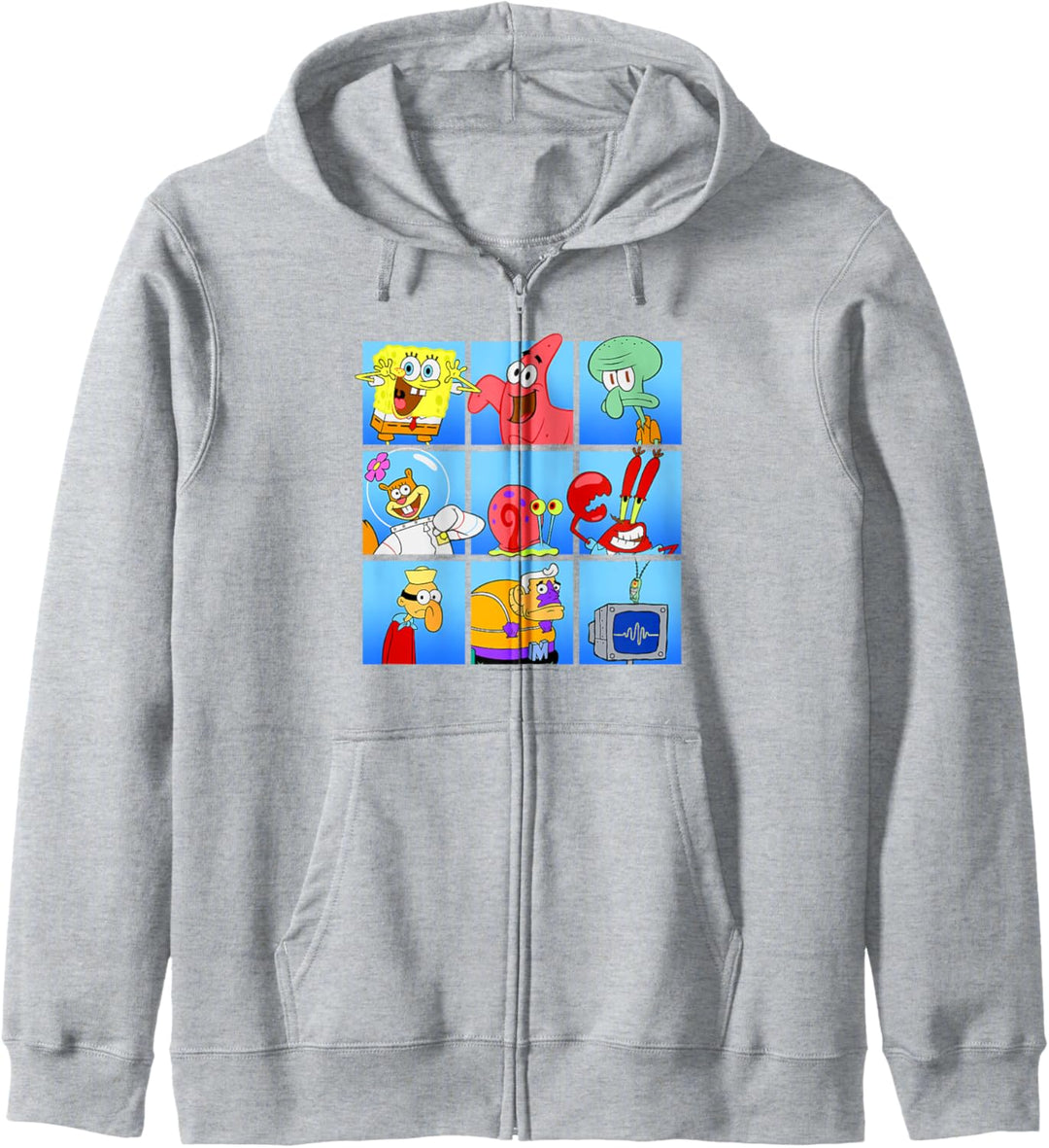 SpongeBob SquarePants Group Character Box-Up Kapuzenjacke