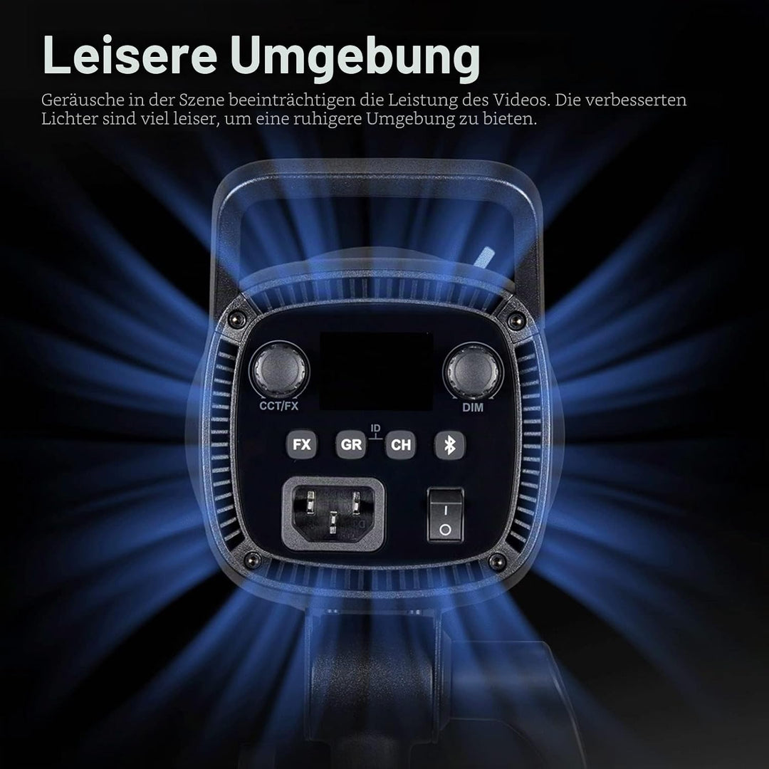 Godox SL60IID SL60II-D LED Video Lichter, 5600±200K, Upgraded CRI 96+, TLCI 97+, eingebaute 8 FX Eff