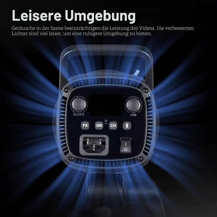 Godox SL60IID SL60II-D LED Video Lichter, 5600±200K, Upgraded CRI 96+, TLCI 97+, eingebaute 8 FX Eff