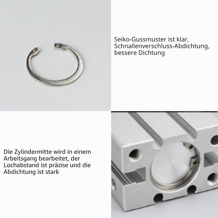 Jadeshay Parallel Greifer, MHZ2-20D 20mm Pneumatikzylinder Luftgreifer-Pneumatikzylinder Paralleler