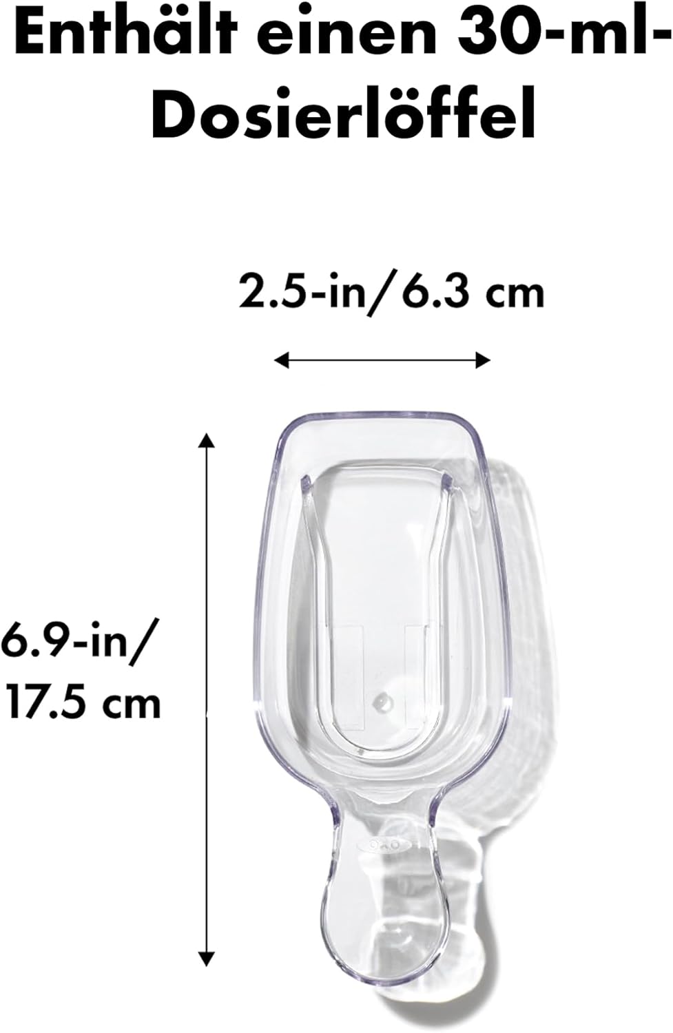 OXO Steel Coffee POP-Behälter mit Schaufel – 1,6 l luftdichte Aufbewahrung, Edelstahldeckel, getönte