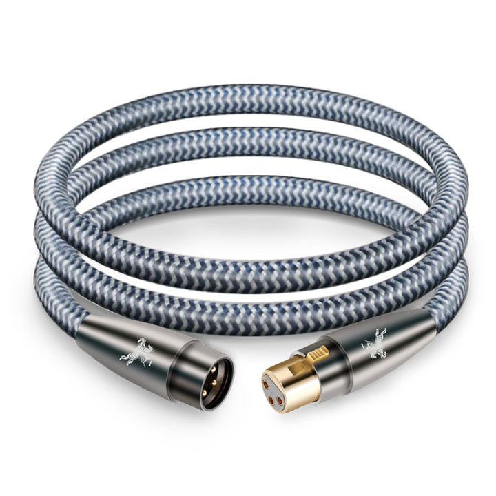 Impeto Audiophile hifi XLR Kabel, Mikrofonkabel XLR Stecker auf Busche Kabel Kompatibel mit Mikrofon
