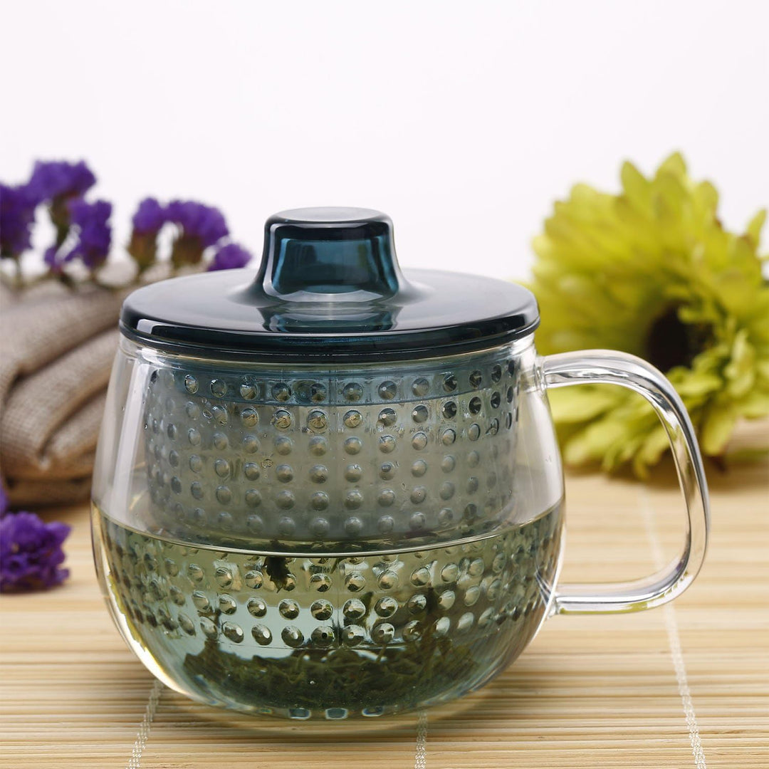 Kinto UniMug Tasse mit Teefilter 350 ml blau, 350 ml Blau