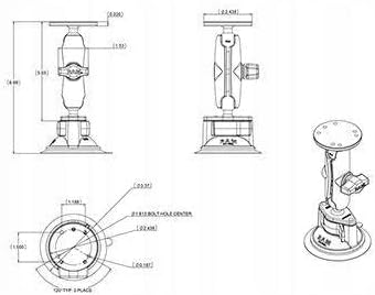 RAM MOUNT RAM-B-166 – 202U Montage-Kit