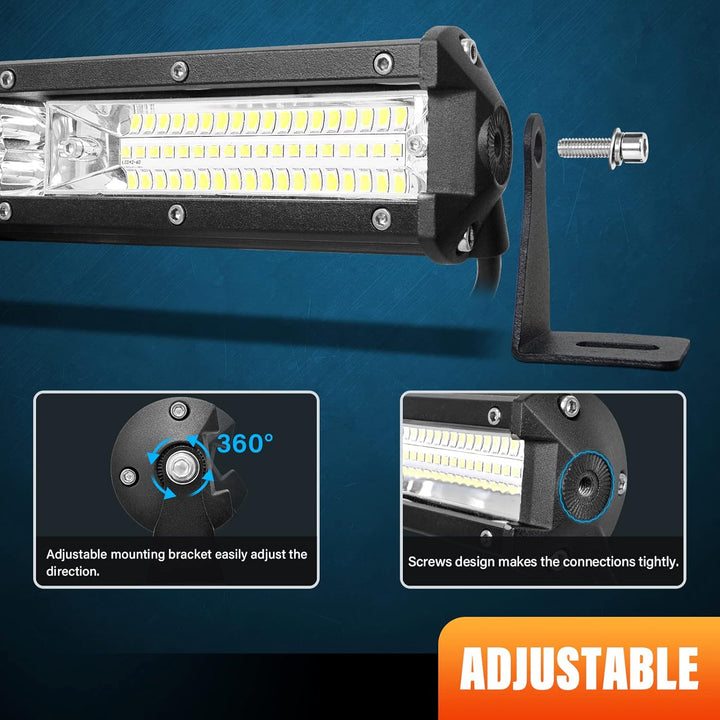 Willpower 24 Zoll 61CM 216W Led Arbeitsscheinwerfer Bar Flutlicht Spot Combo Led Scheinwerfer 12V 24