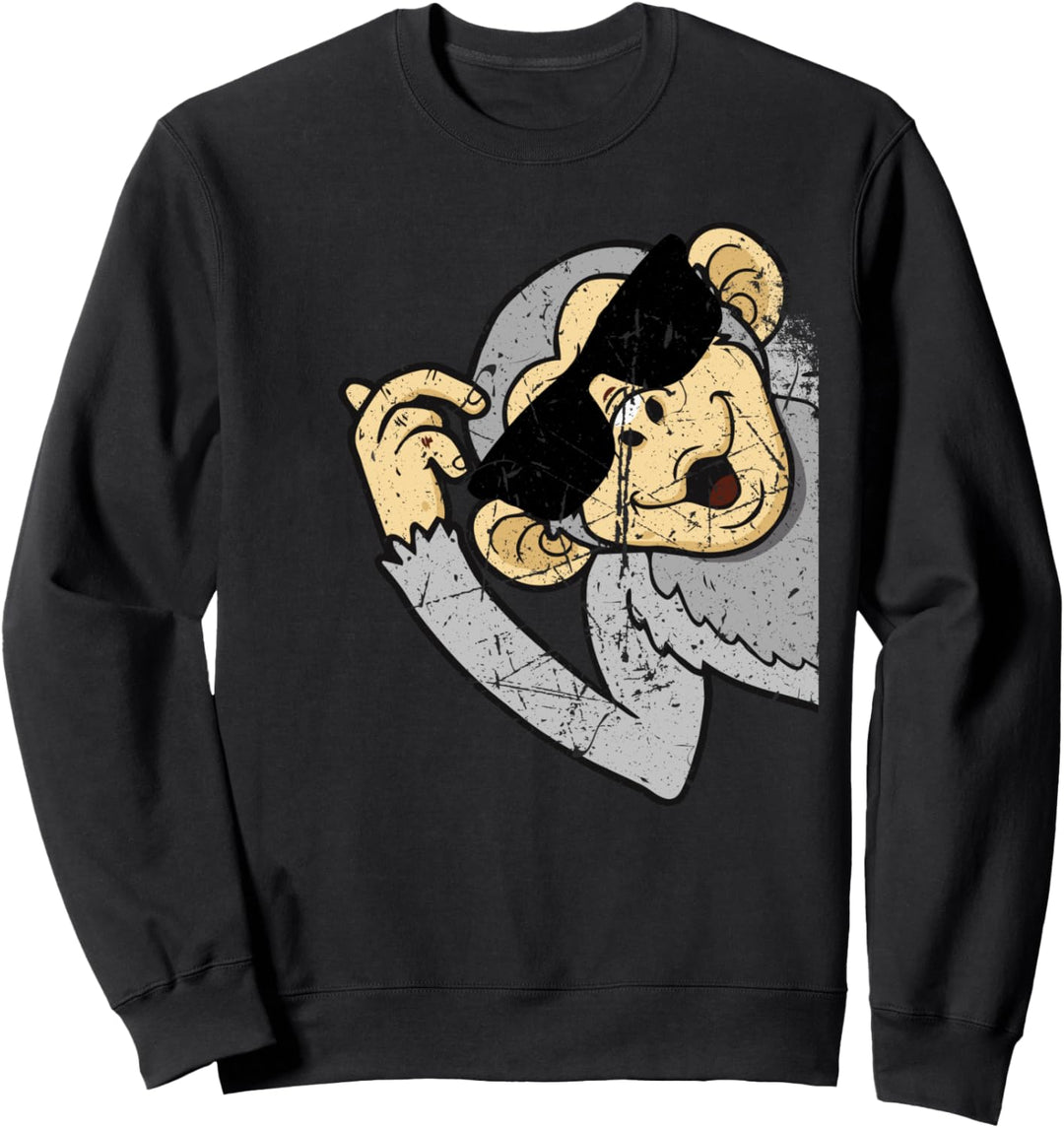 Lustiger Affe mit Sonnenbrille Sweatshirt