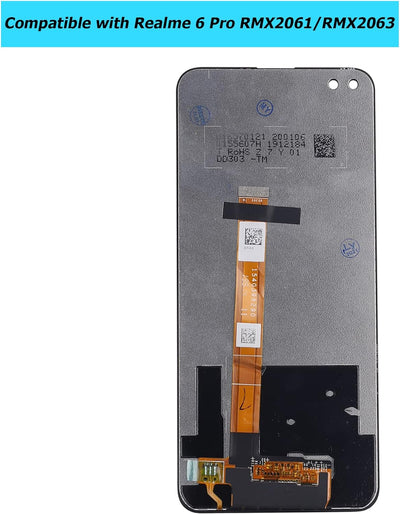 Vvsialeek Ersatz LCD Display Kompatibel Für Realme 6 Pro RMX2061 RMX2063 LCD Touch Screen Digitizer