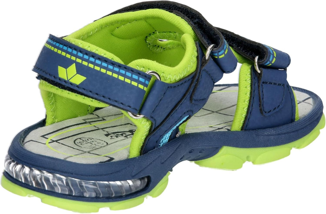 Lico Jungen Spotlight V Blinky Slingback Sandalen 26 EU Marine Lemon Blau, 26 EU Marine Lemon Blau