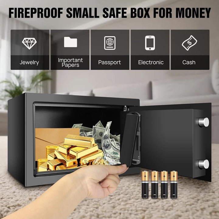Home Safe Feuerfest Wasserdicht Sicher Digital Stahl Safe Sicherheit Elektronische Home Office Geldb