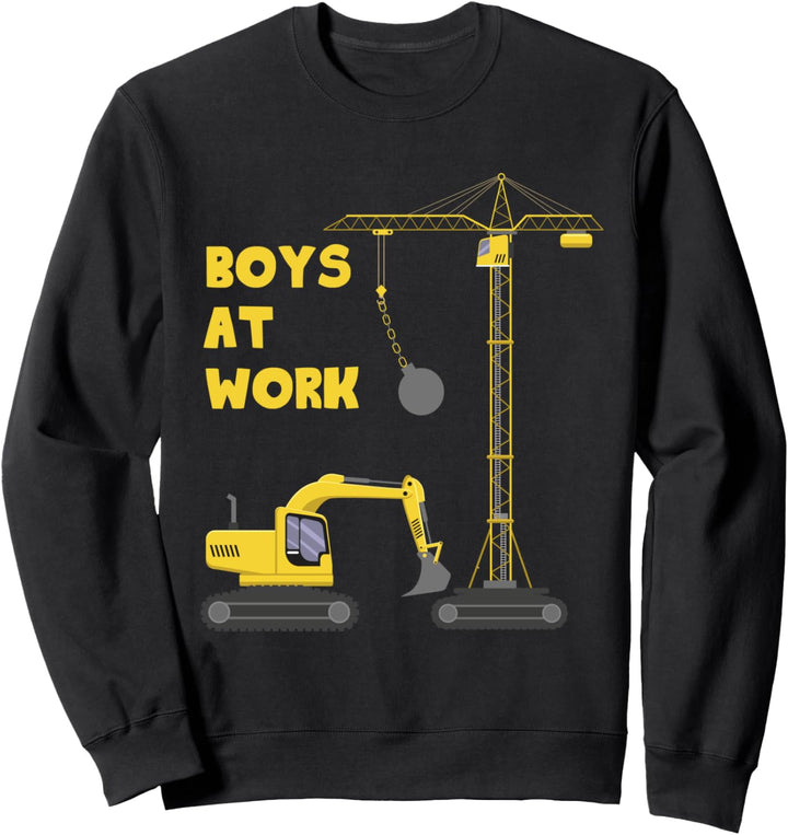 Bagger Abrissbirne Baggerfahrer Kran Abrisskugel Baustelle Sweatshirt