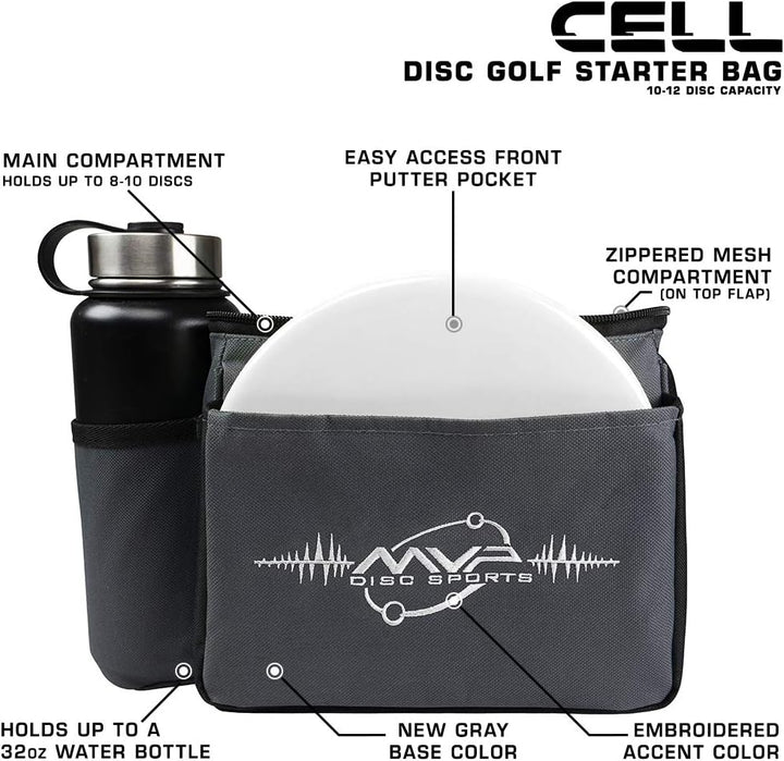 MVP Disc Sports Cell Einheitsgrösse Grau/Weiss, Einheitsgrösse Grau/Weiss