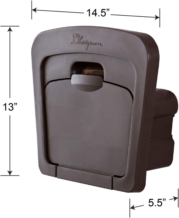 Liberty Basics 501 Gartenschlauch-Aufhänger mit Ablagefach Schlauchhalter, Schlauchhalter