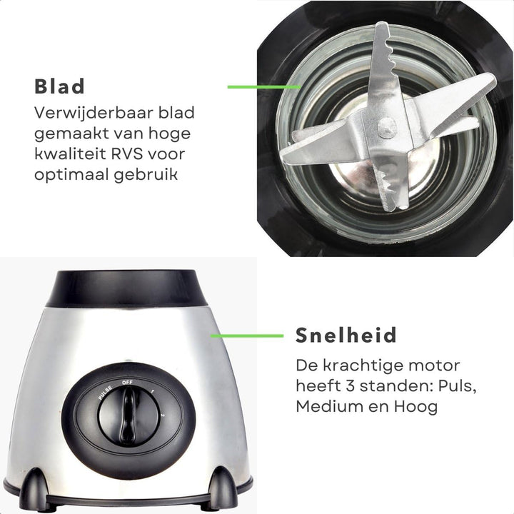 Mischbatterie aus Edelstahl + Glas, 1000 W