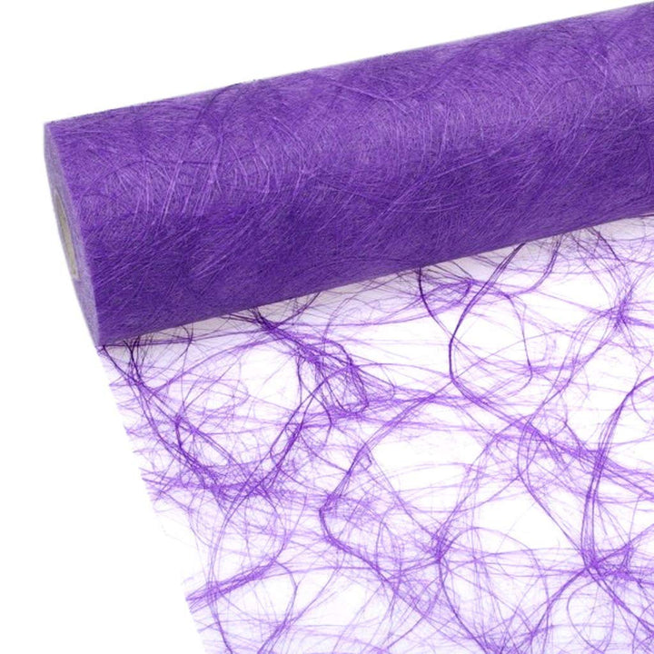 Sizoweb Tischband - 25 Meter Rolle + 100 Deko Herzen Gratis (30cm Breite, in Flieder) 30cm Flieder,