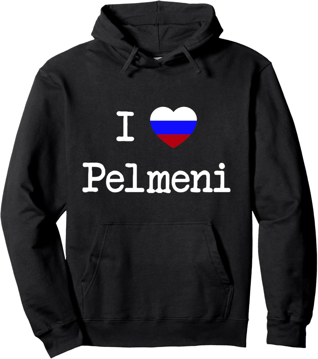 Russland I Love Pelmeni Lustiges Russen Geschenk Russia Pullover Hoodie