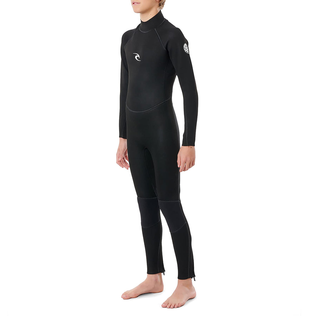 RIP CURL FREELITE JR 3/2 Back Zip Full Suit 2023 Black 14, 14