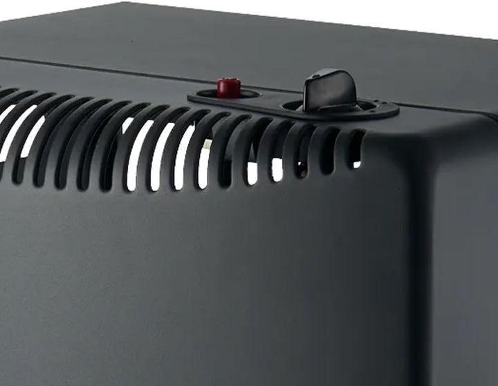 Svan Estufa Cerámica Negro SCEBC4200P. 4200W, 3 Niveles de potencia, Calefacción por Plato cerámico,