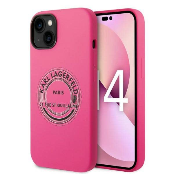 Karl Lagerfeld KLHCP14MSRSGRCF Hülle für iPhone 14 Plus 6,7" hardcase rosa/pink