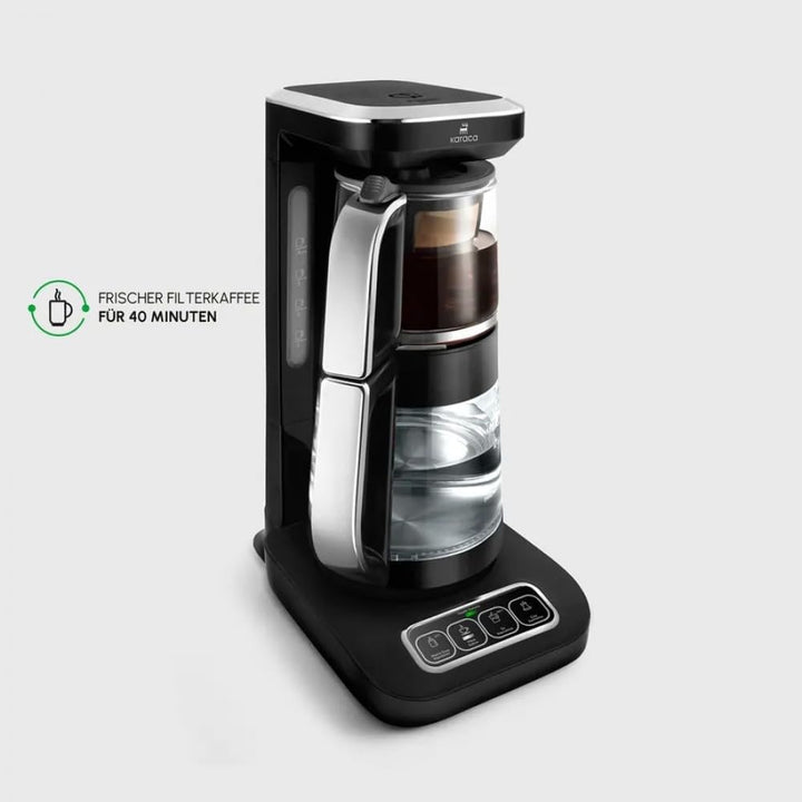 Karaca Caysever Robotea Pro 4 in 1 sprechende automatische Glas-Tee- und Filterkaffee Brühmaschine 2