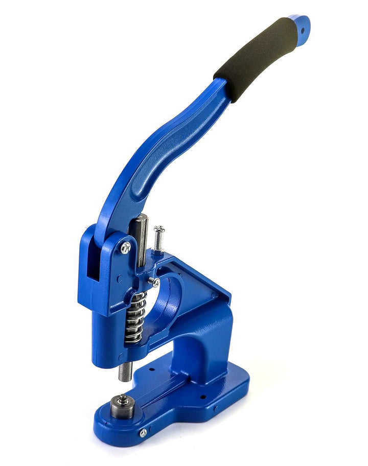 QWORK Ösenpresse Set, Handpresse Ösenmaschine Ösenzange Set Punch Tool Kit, mit 3 Stanzformen (6/10/