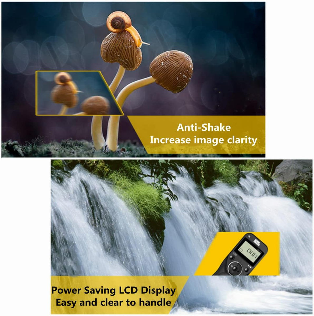 Pixel Pro TW283-DC0 Kamera Fernauslöser Timer Funkauslöser für Nikon Z9 D3 D4 D5 D6 D800 D850 D800E