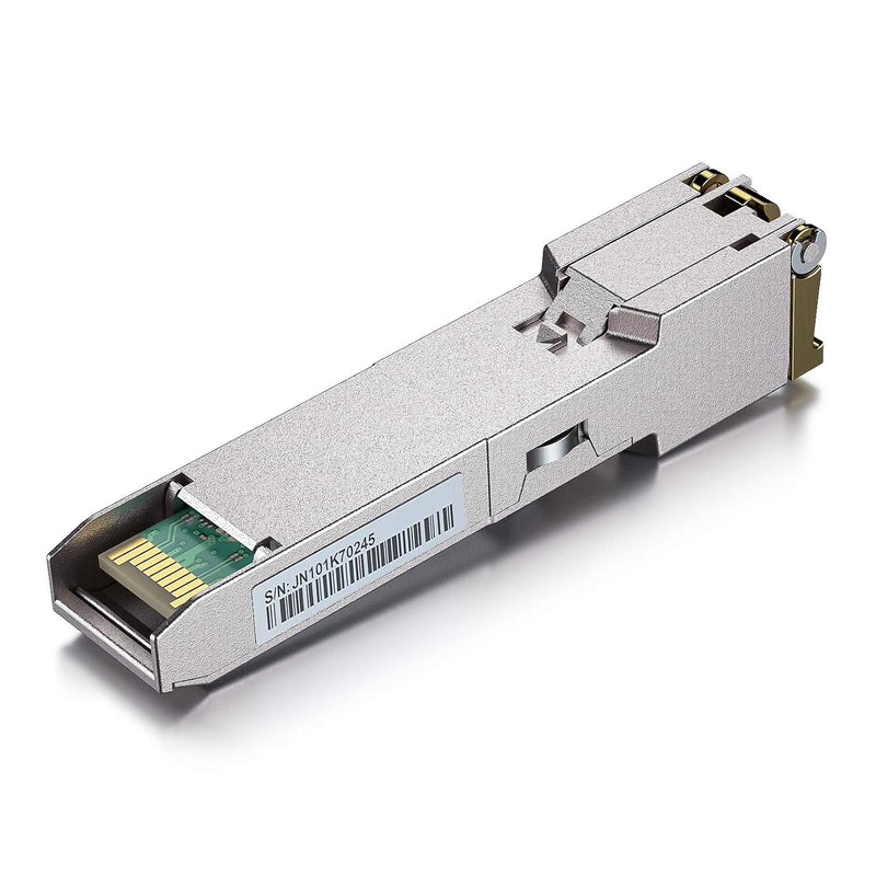 [10 Stück] 1G SFP auf RJ45 Mini Gbic Modul, 1000Base-T Kupfer Transceiver Kompatibel für Cisco GLC-T