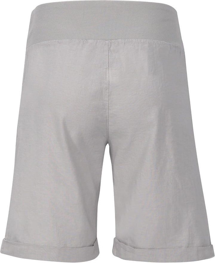 Malito Damen Bermuda aus Leinen | Shorts für den Strand | lässige Kurze Hose | Pants - Hotpants 8024