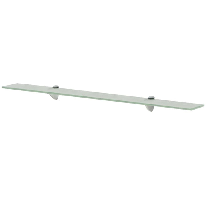 vidaXL Wand Regal Glasregal Glasboden Glasablage Badregal Mattiert 90x20 cm 8 mm Weiss 90 x 20 cm/1,