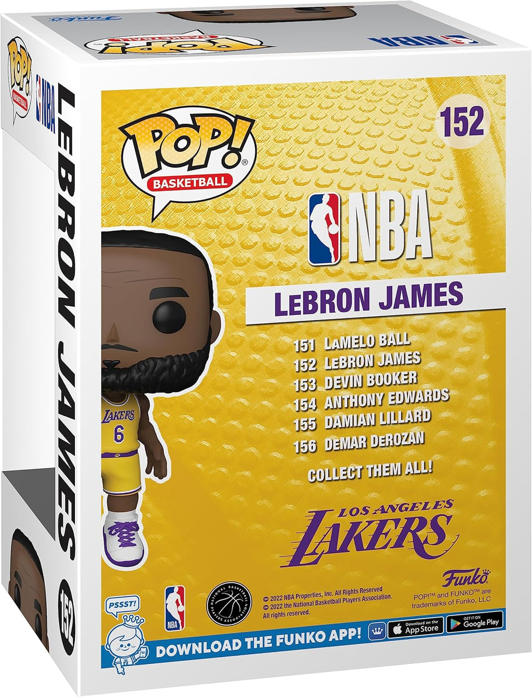 Funko Pop! NBA: Lakers - Lebron James #6 - Vinyl-Sammelfigur - Geschenkidee - Offizielle Handelsware