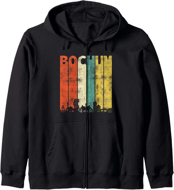 Retro Bochum Einwohner Stadt Bochumer Geschenk Kapuzenjacke