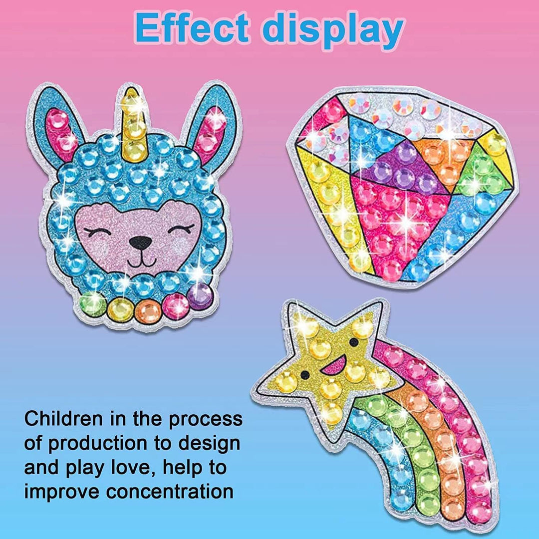 CAYUDEN Diamond Painting Aufkleber, 48pcs 5D Diamant Painting Bilder Kinder DIY Diamond Painting Kin