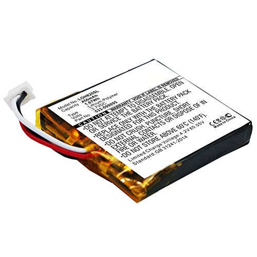 subtel, Akku für Headset kompatibel mit Logitech H820e (450mAh, 3.7V) Ersatzakku 533-000095