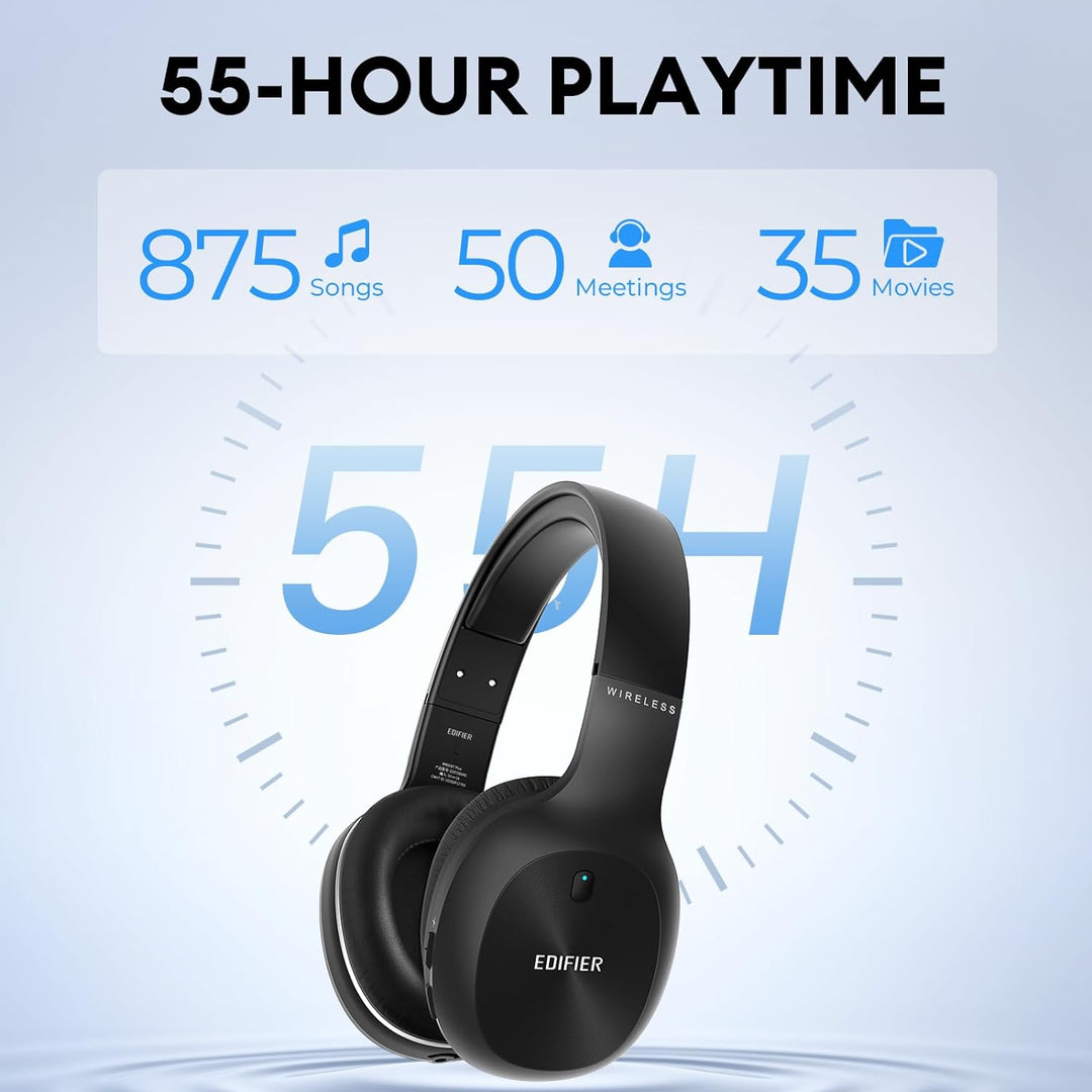 Edifier W800BT Plus Kabellose Over-Ear-Kopfhörer, Bluetooth-Headset mit CVC™ 8.0-Geräuschunterdrücku