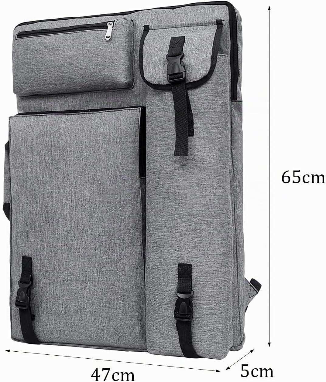 Rucksack A3 Zeichenbrett Gross Tragetasche mit Schultergurt Transporttasche Multifunktional Tasche Z
