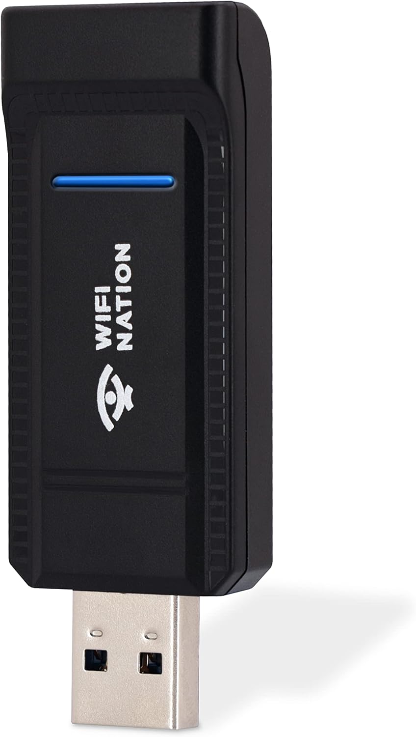 WiFi Nation WiFi 6 AX1800 2T2R, USB 3.0 Chipsatz: RTL8832AU, WiFi Dongle Adapter | 802.11ax Gigabit