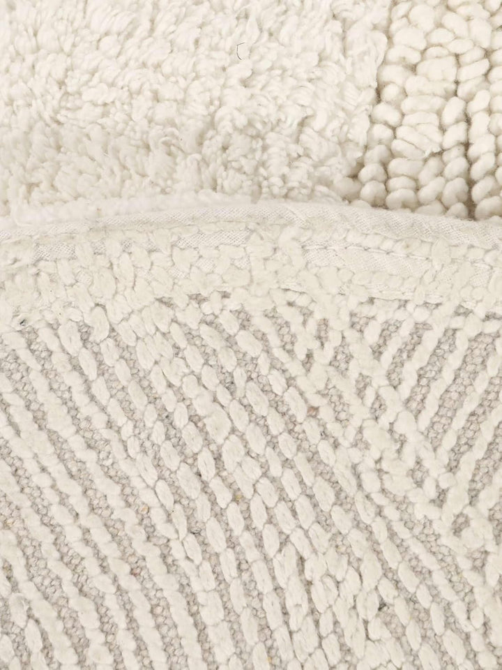RugVista Badematte Breeze, ∅ 70 cm, Rund, Mittelflor, Anti-Rutsch, Moderner Badteppich, Maschinenwas