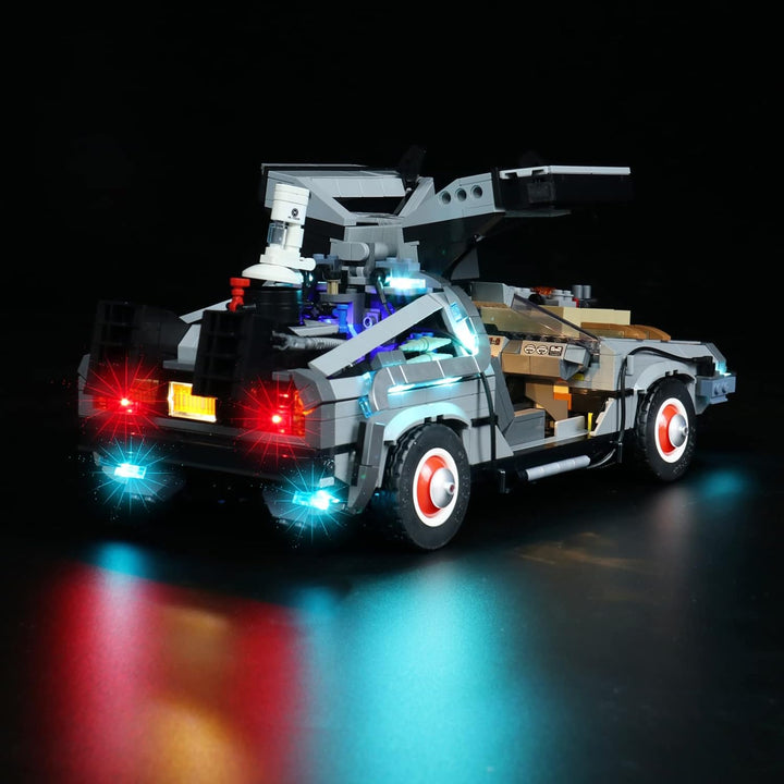 BrickBling LED-Beleuchtung für Lego 10300 Back to The Future Time Machine Collectible Kit (kein Lego