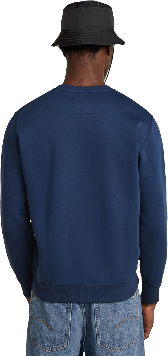 G-STAR Herren Premium Core Sweater XS Blau (Dk Sea Blue D16917-c235-1023), XS Blau (Dk Sea Blue D169