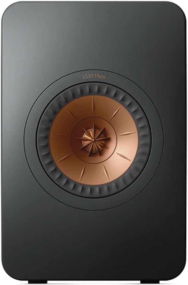 KEF LS50 Meta Regallautsprecher Carbon Black, Monitorlautsprecher | HiFi | Heimkino | 40-100 Watt, C