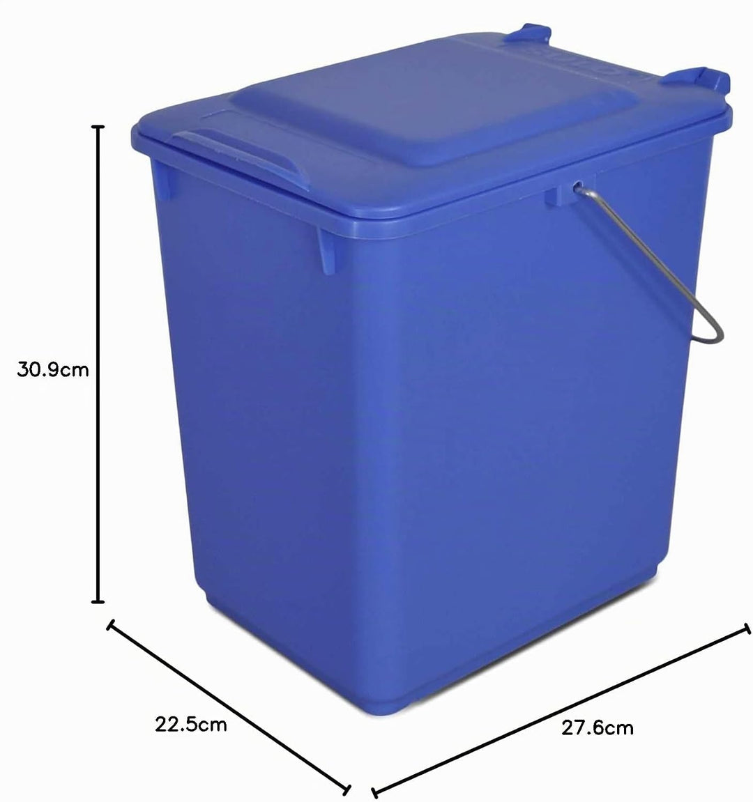 Sulo Bio Boy 10 Liter mit Deckel und Henkel – Geruchsdicht und leicht Abwaschbar – Als Bio Mülleimer